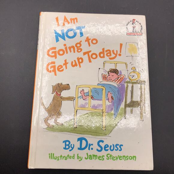 Vintage Dr. Seuss Easy Reader Books Set of 5 Bears on Wheels Mulberry St 1 Fish - Picture 9 of 9